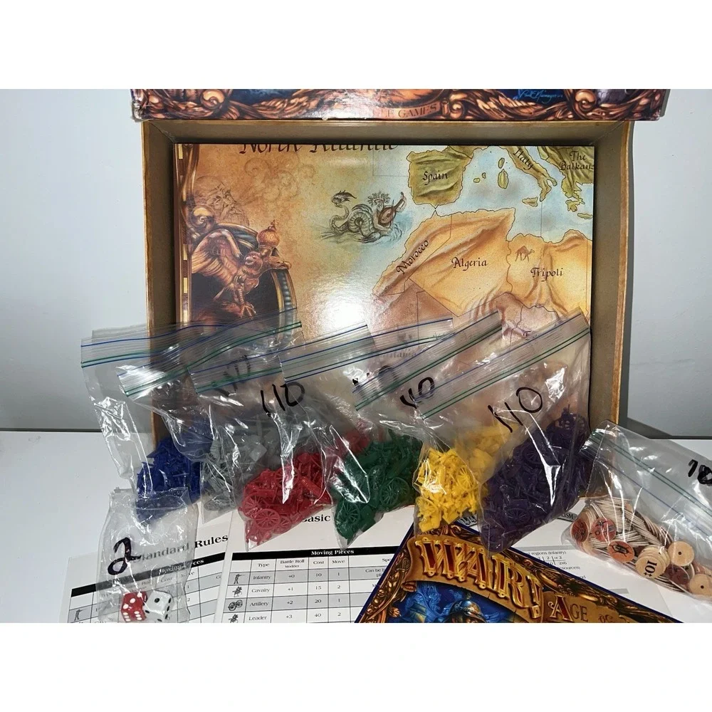 WAR AGE OF IMPERIALISM BOARD GAME EPIC GRAND STRATEGY COMPLETE EAGLE GAMES 2001